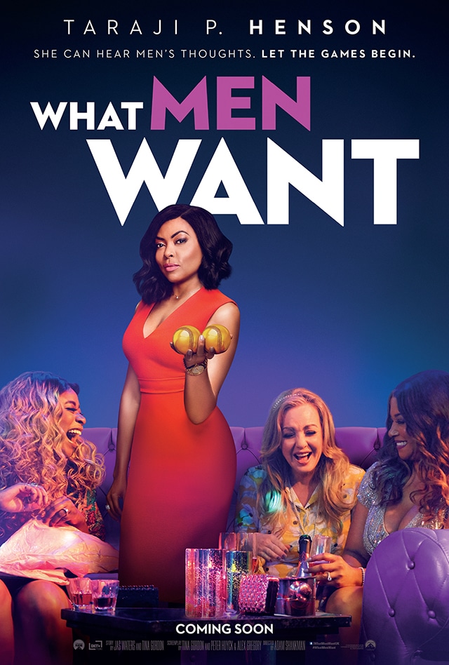 What Men Want: Taraji P. Henson holds the balls on the new poster